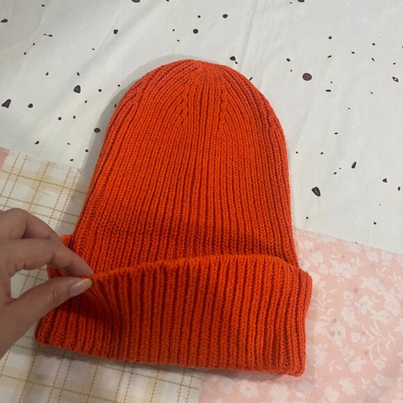 Acne Studios Orange Knit Beanie - Picture 8 of 8